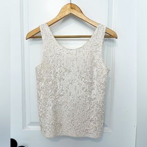 J. Crew Sequined Tank XS